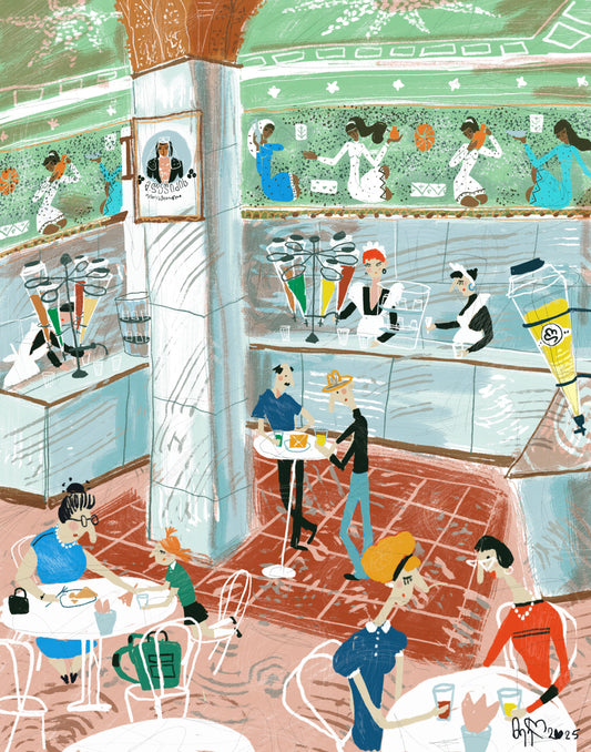 Lagidzewaters Cafe 1987. Tbilisi.