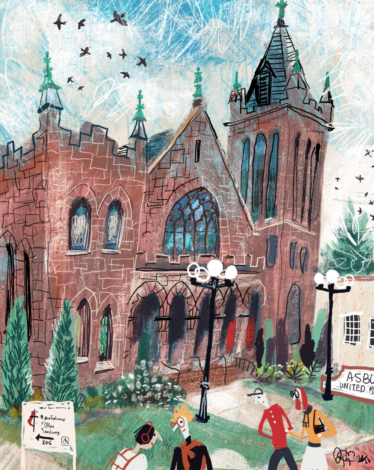Asbury, Drawn with Joy
