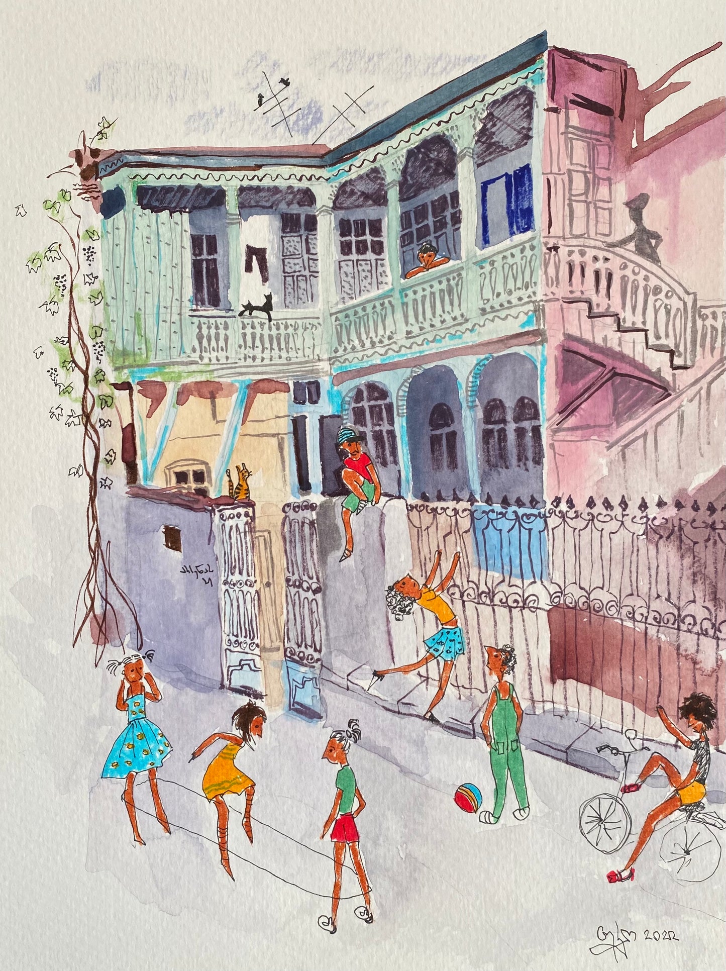 Courtyard Memories