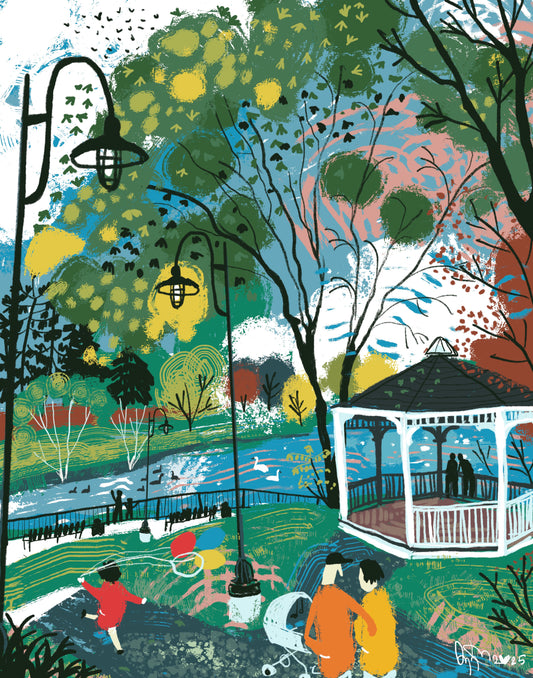 Peaceful Park Stroll