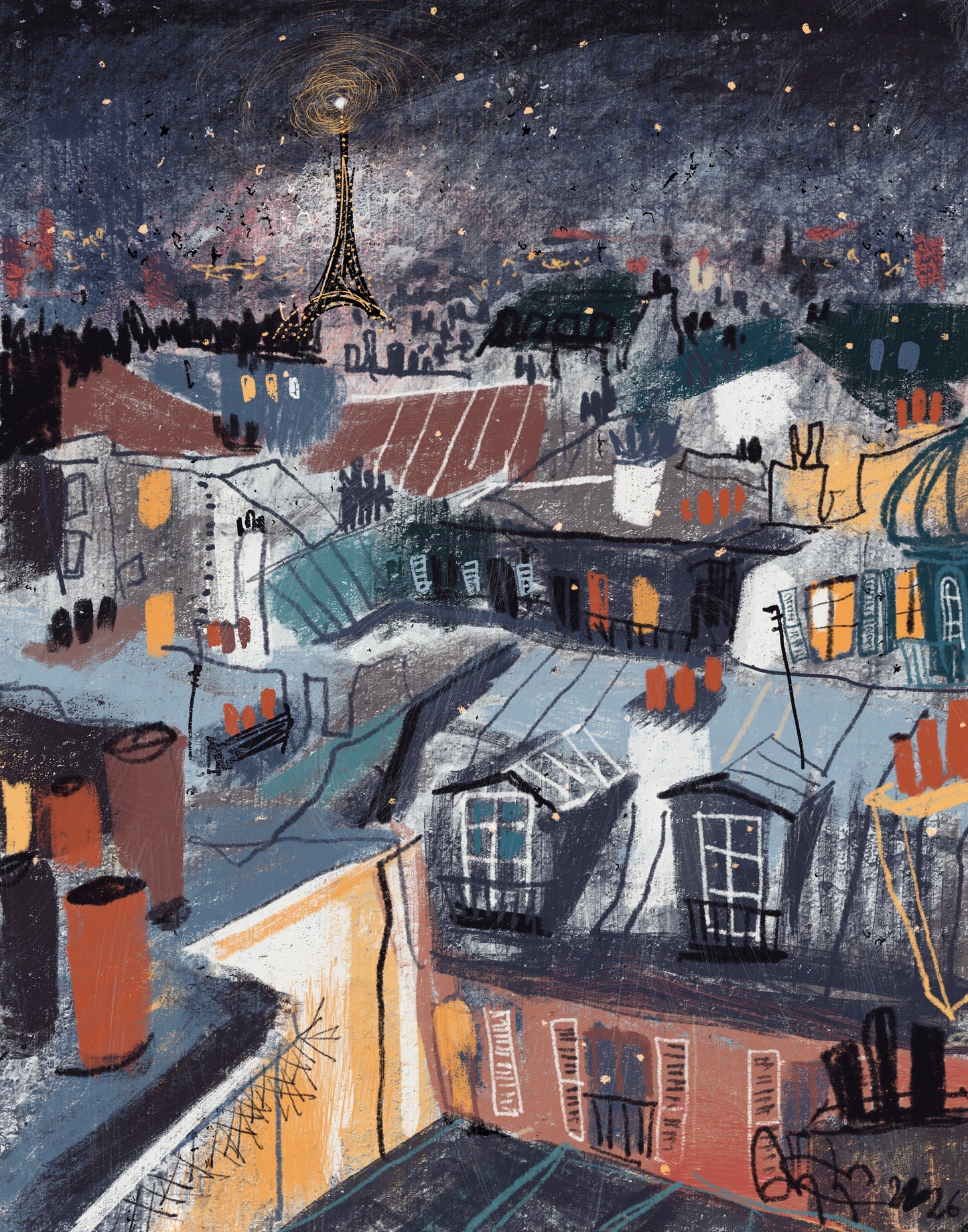 Rooftops of Paris