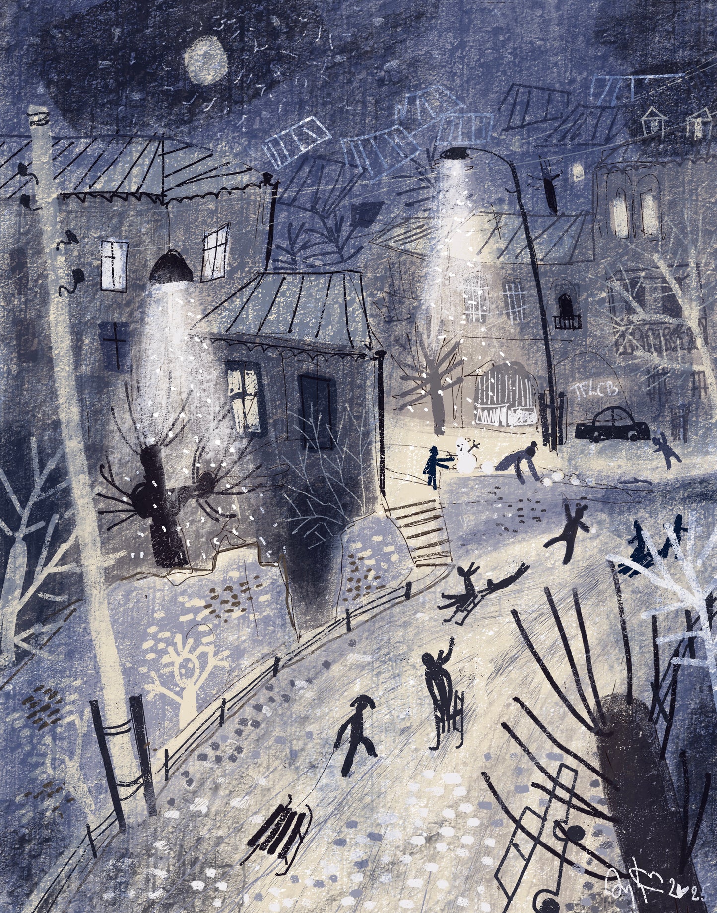 Childhood in the Snow
